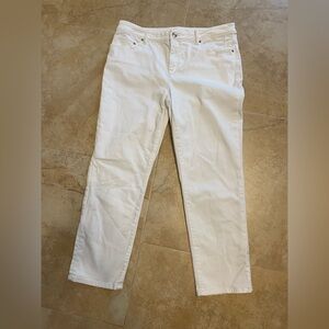 Women's White Jeans Chicos size 10